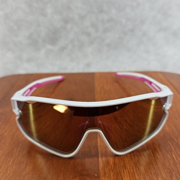 DUCO Kids Sports Youth Lightweight Frame UV Polarized‎ Sunglasses White & Pink - Picture 5 of 13